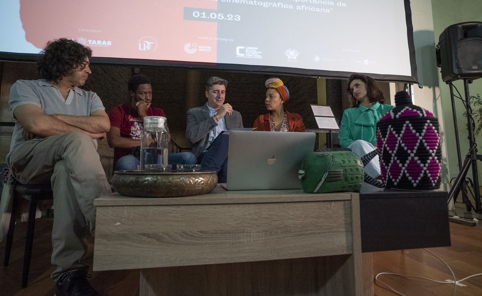 Uno de los coloquios del día.