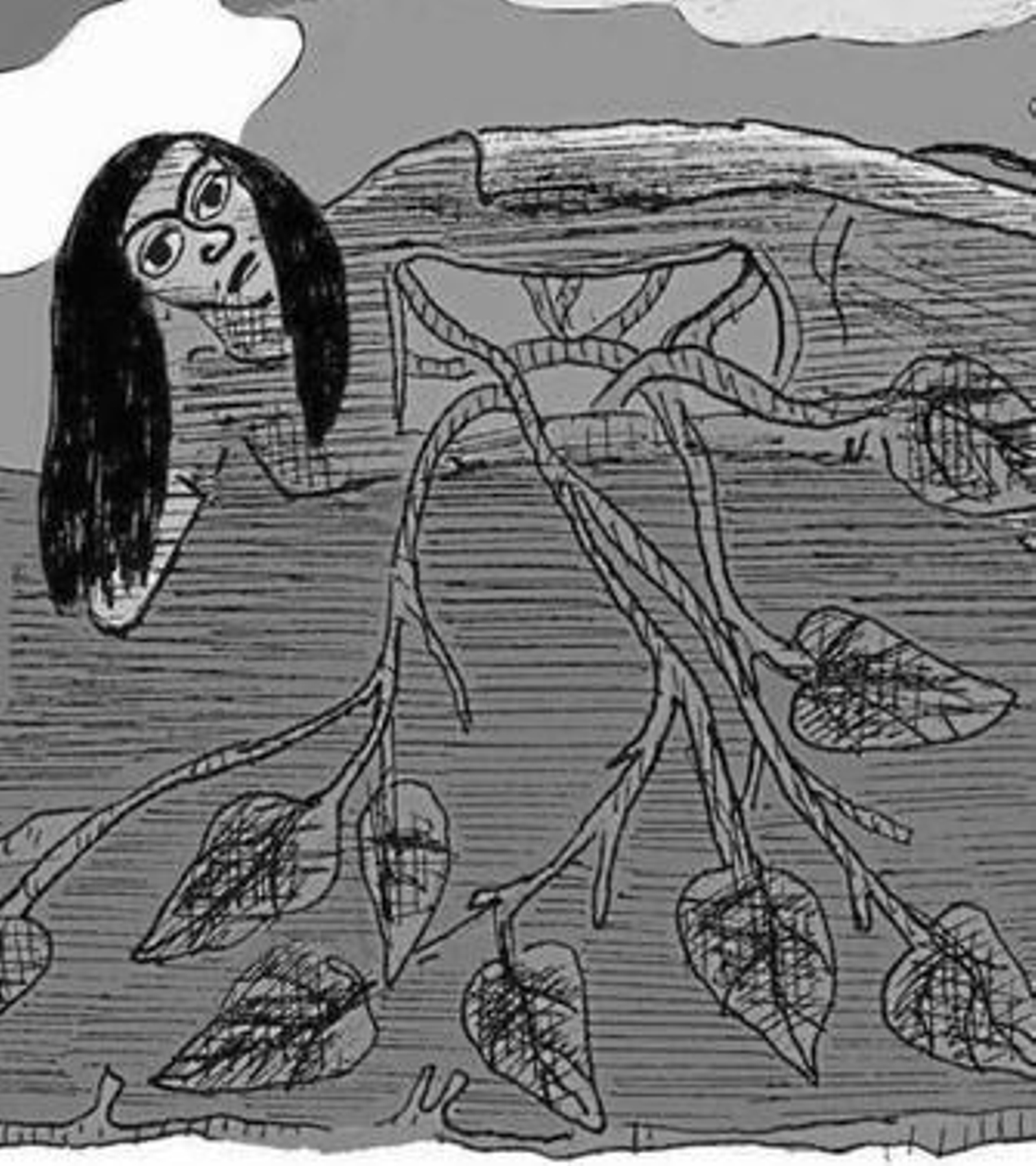 Una de las imágenes de 'La casa azul', del ilustrador Tyto Alba.