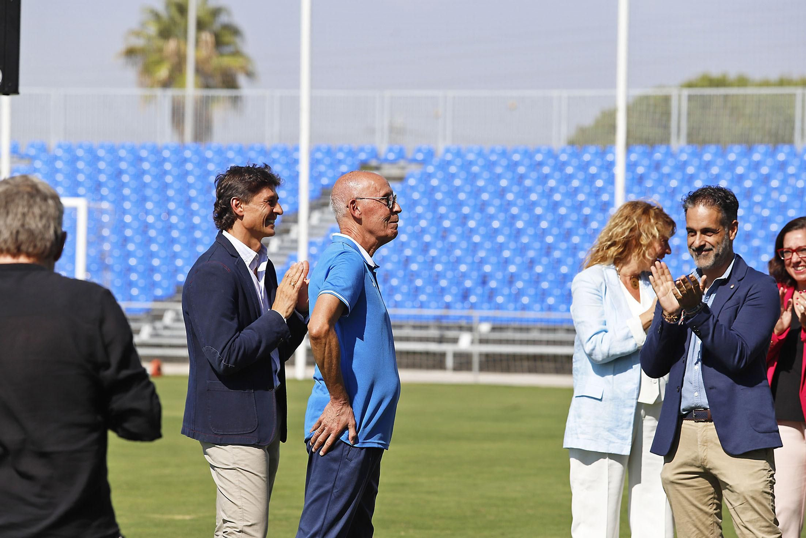 Imágenes de la inauguración del campo 1 de la Ciudad Deportiva del Real Club Recreativo de Huelva