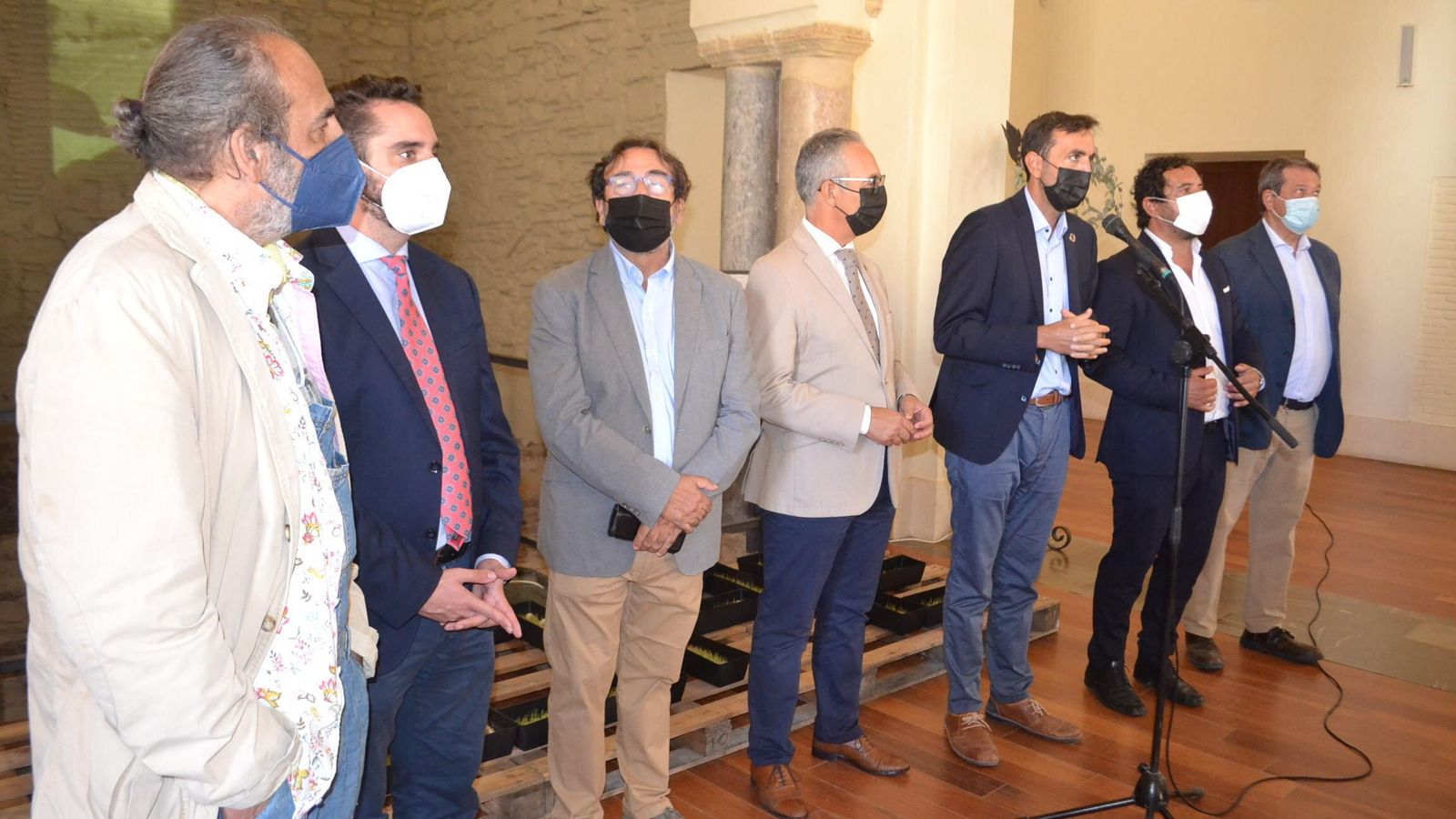 Inauguración de la exposición 'Éxodo. Inmigración y cambio climático'.