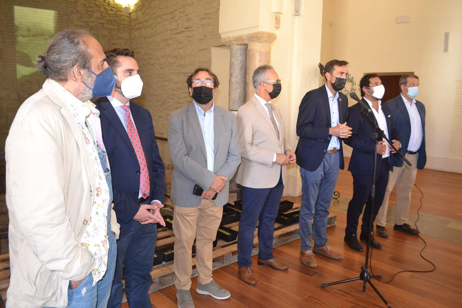 Inauguración de la exposición 'Éxodo. Inmigración y cambio climático'.