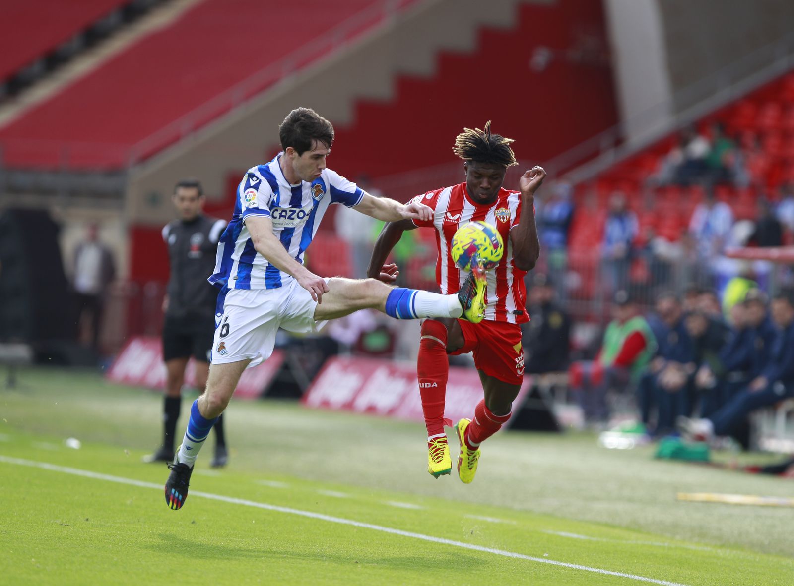 Imágenes del partido U.D. Almería-Real Sociedad
