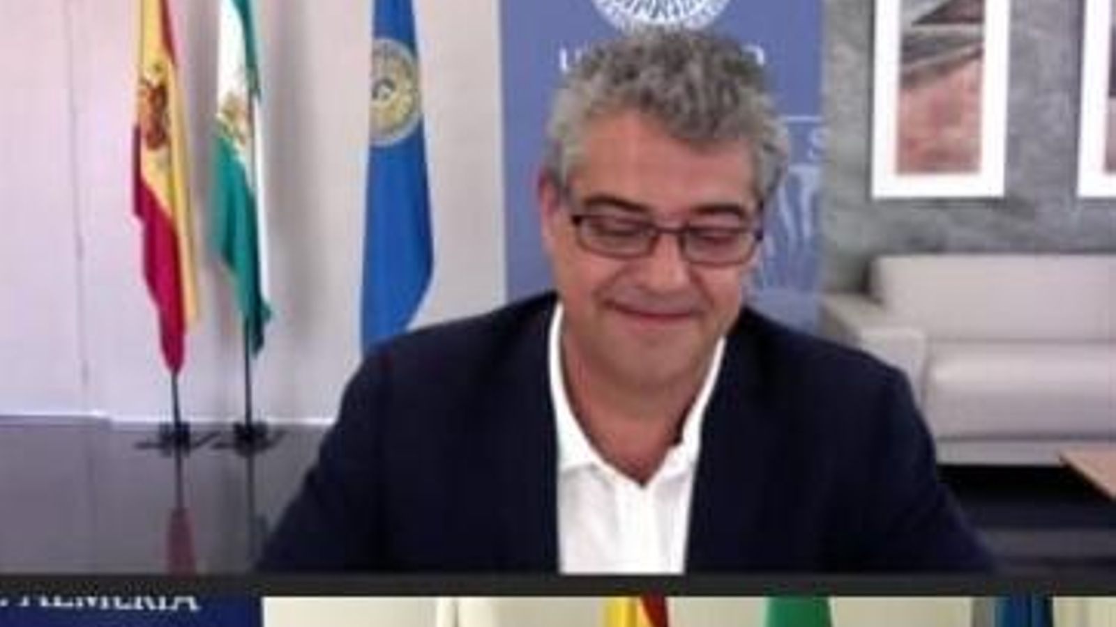 Carmelo Rodríguez, rector de la Universidad de Almería durante la inauguración de los XXI Cursos de Verano de la UAL