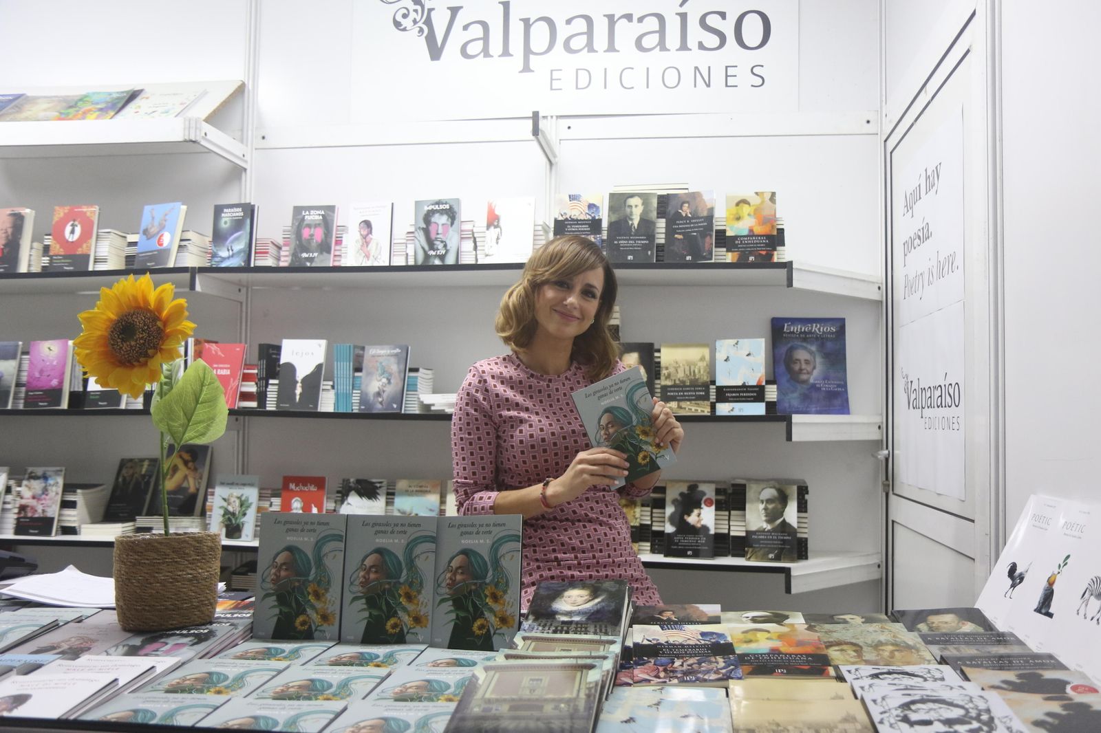 La escritora durante la última Feria del Libro