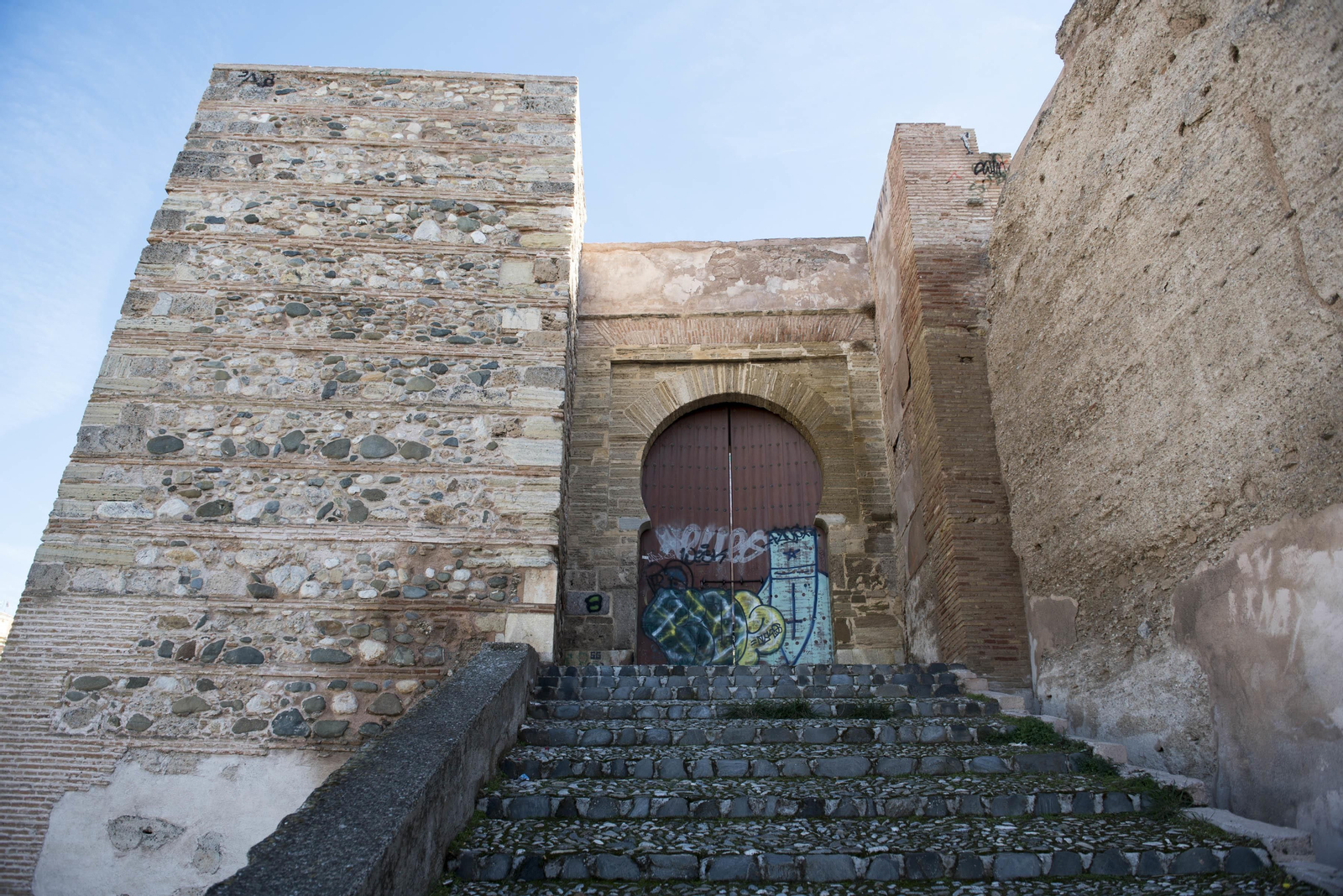 Las  imágenes de la limpieza de pintadas