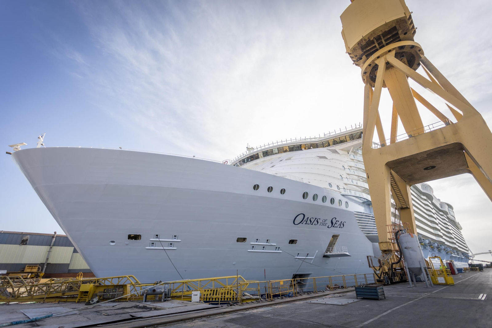 Reparación del 'Oasis of the Seas' en Navantia Cádiz