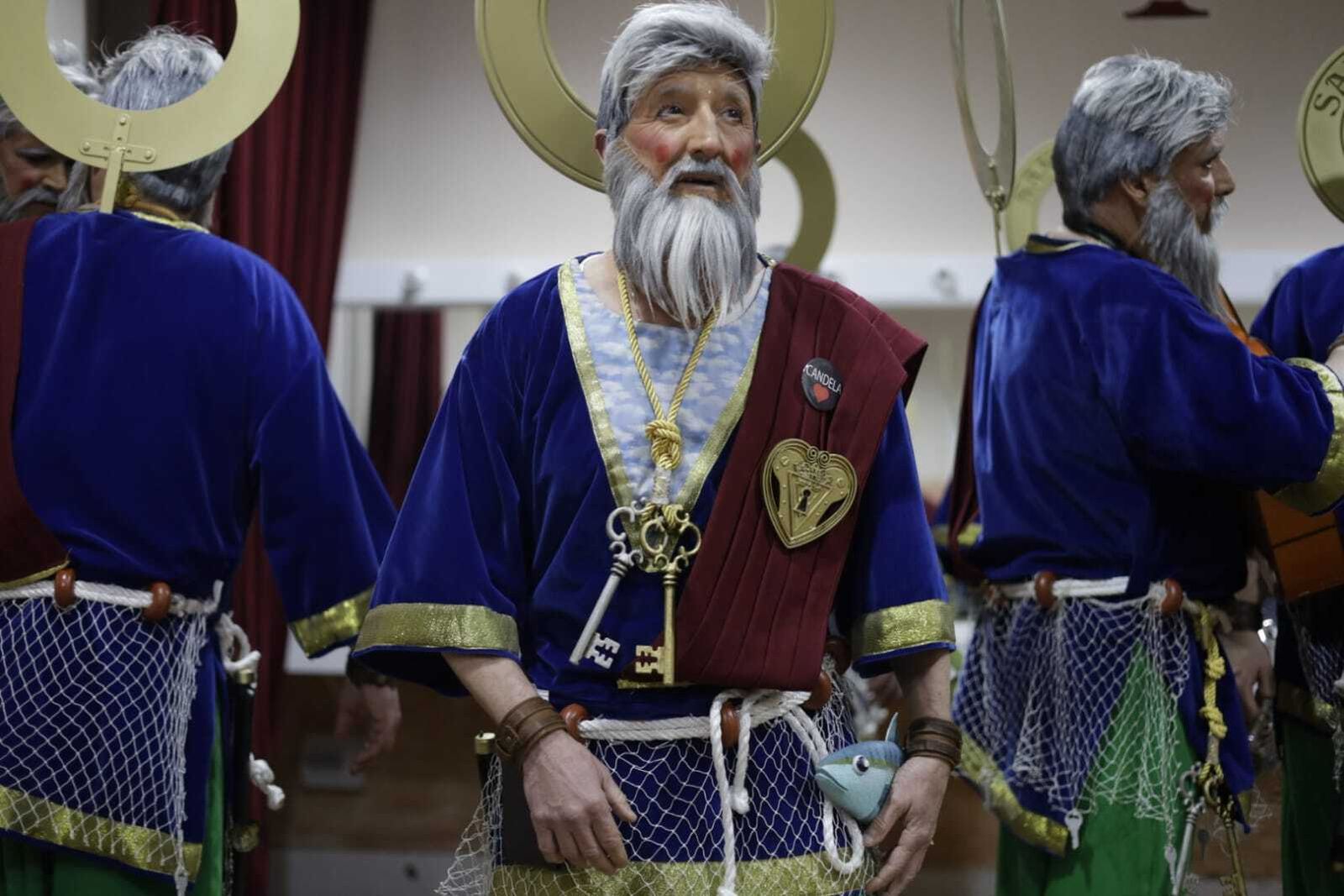 Chirigota Los del veredicto en camerinos