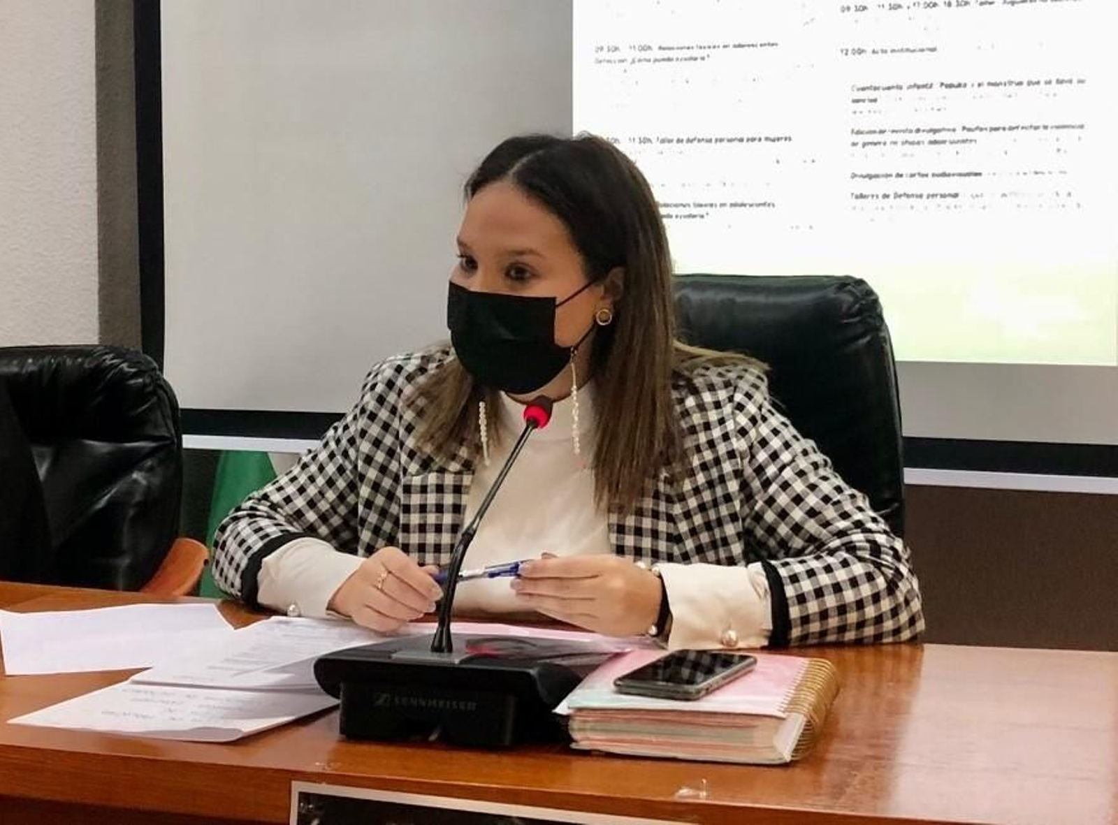 La concejal Sara Lobato.