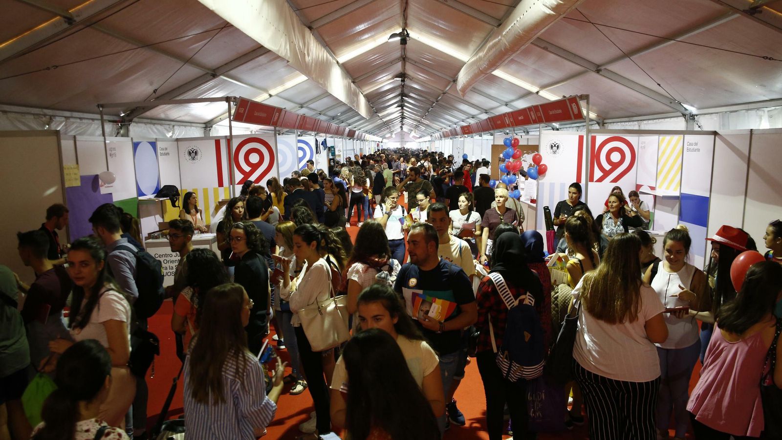 Imagen de archivo de las jornadas de recepción, en los Paseíllos.