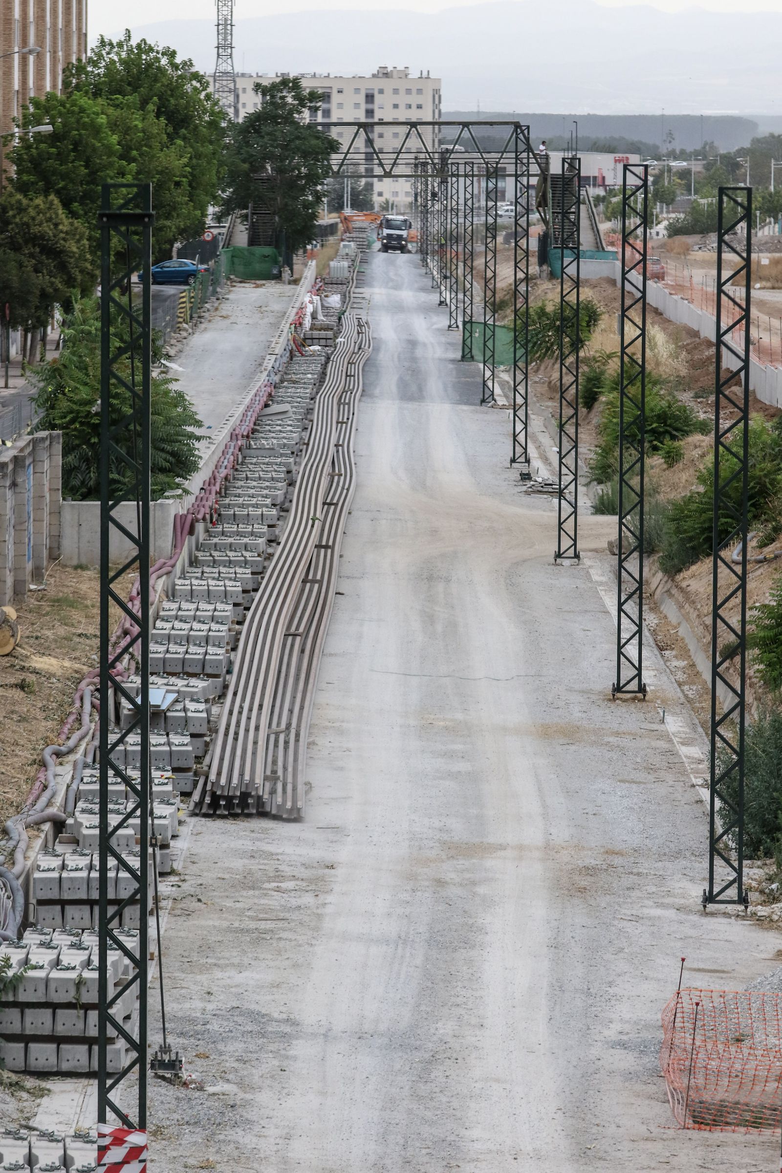 Obras del AVE para su integración en Granada.