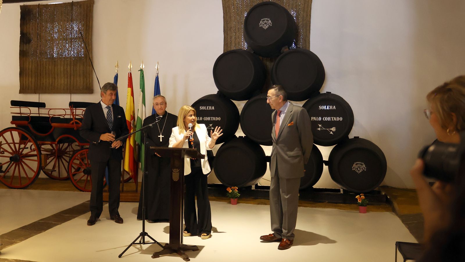 Imágenes de la inauguración de las nuevas Bodegas León Domecq