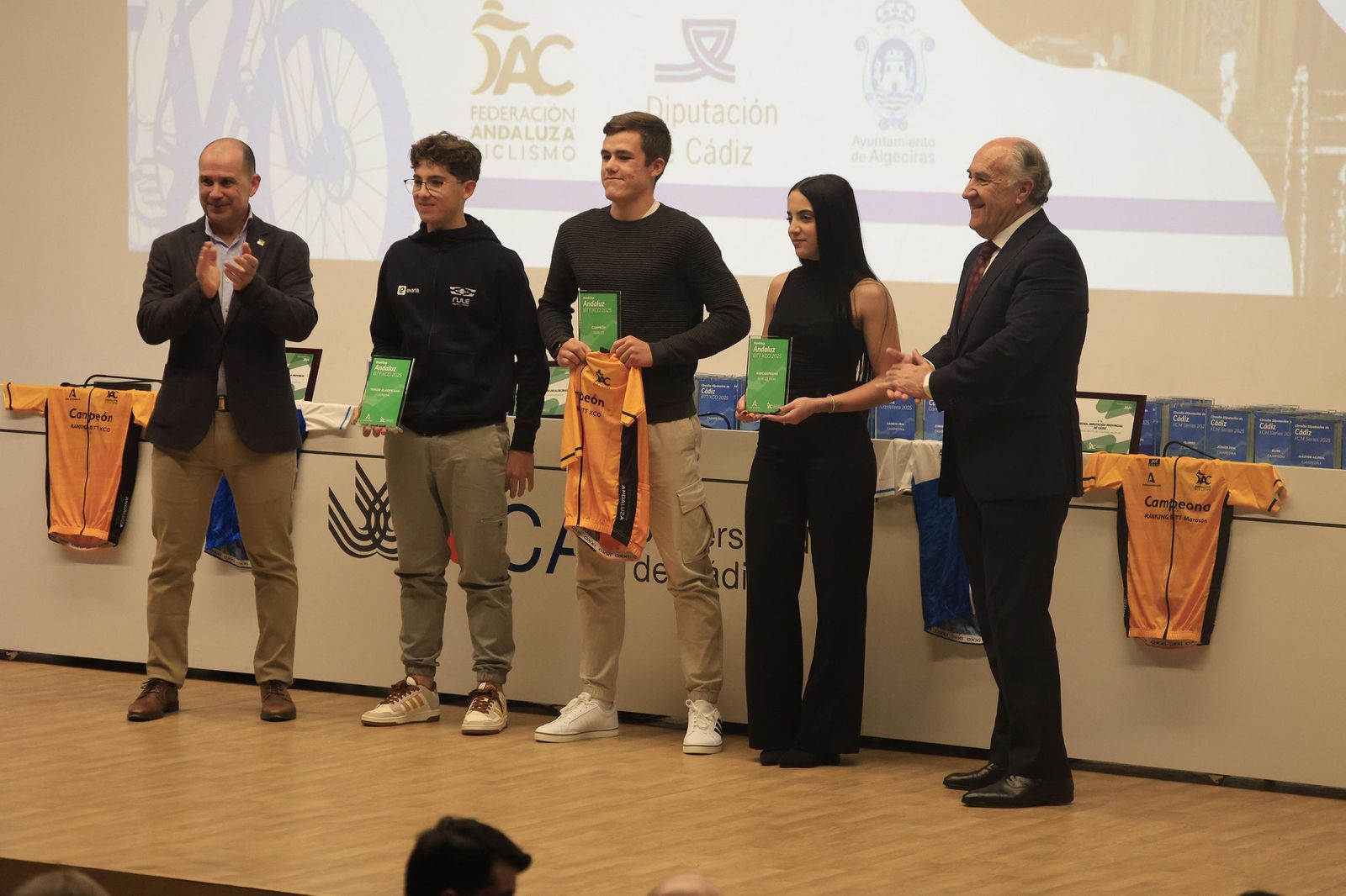 Las fotos de la gala de la Federación Andaluza de Ciclismo, en Algeciras