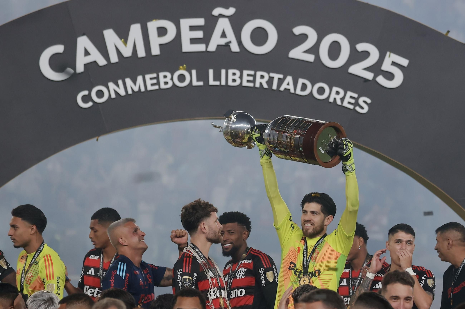 Las fotos de la final de la Copa Libertadores con triunfo de Flamengo sobre Palmeiras