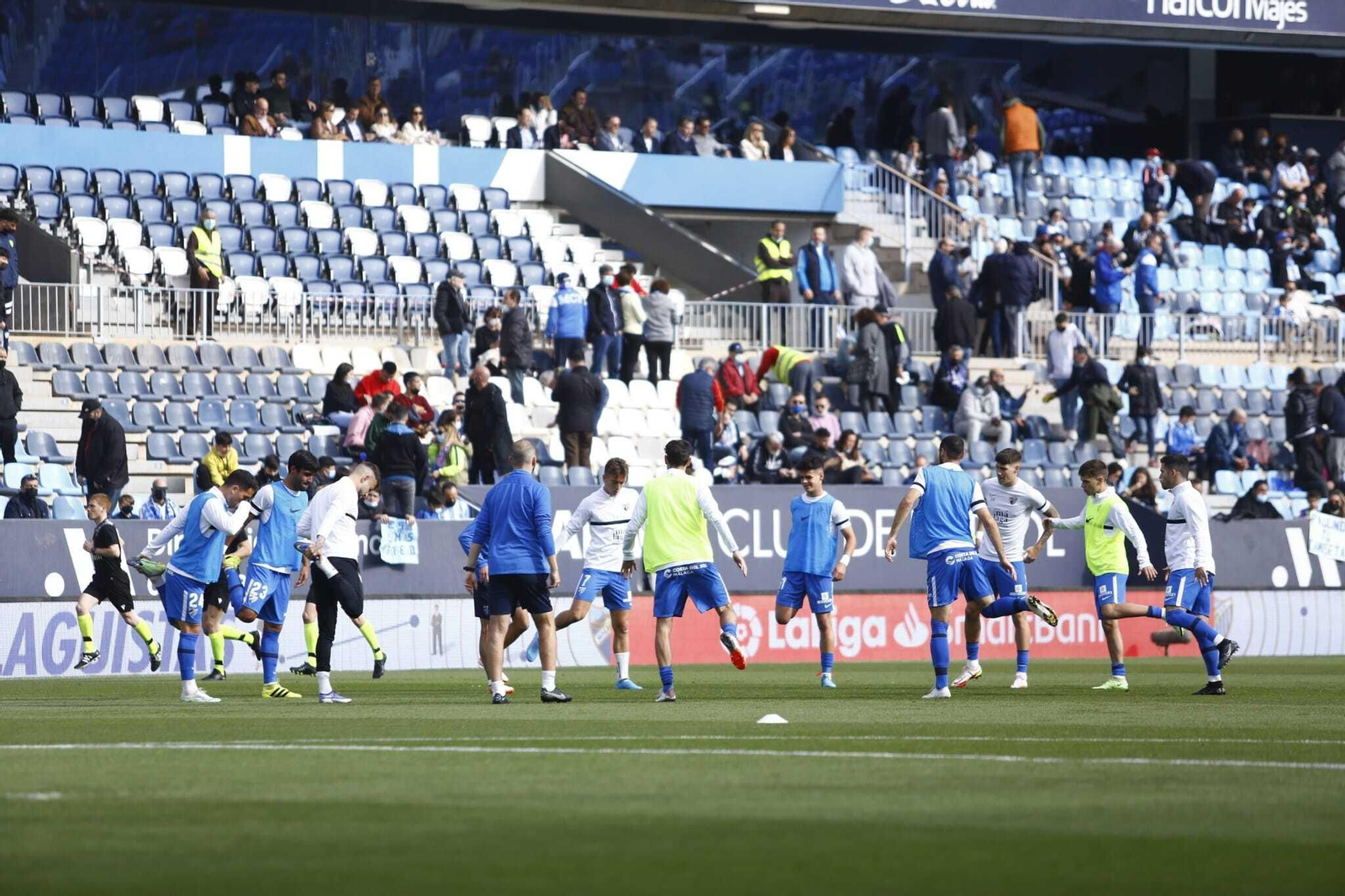 Las fotos del Málaga CF-Huesca