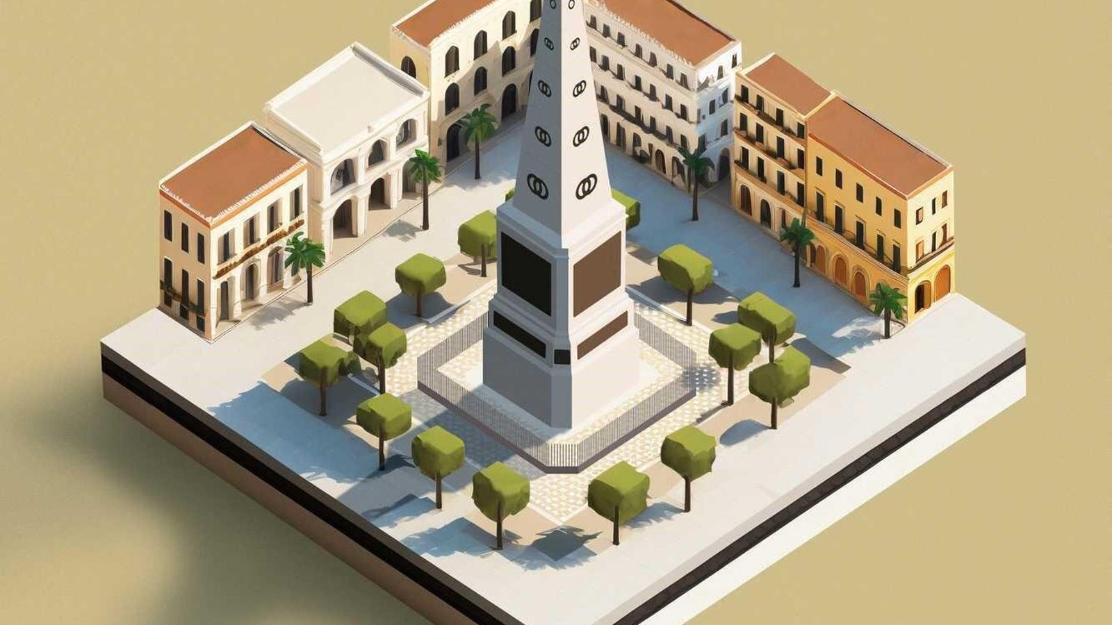La plaza de la Merced. La plaza de la Merced.