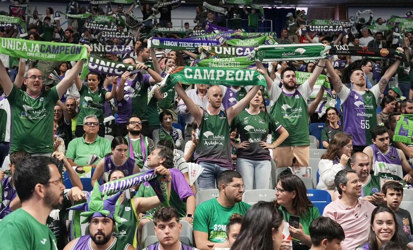 Aficionados del Unicaja.