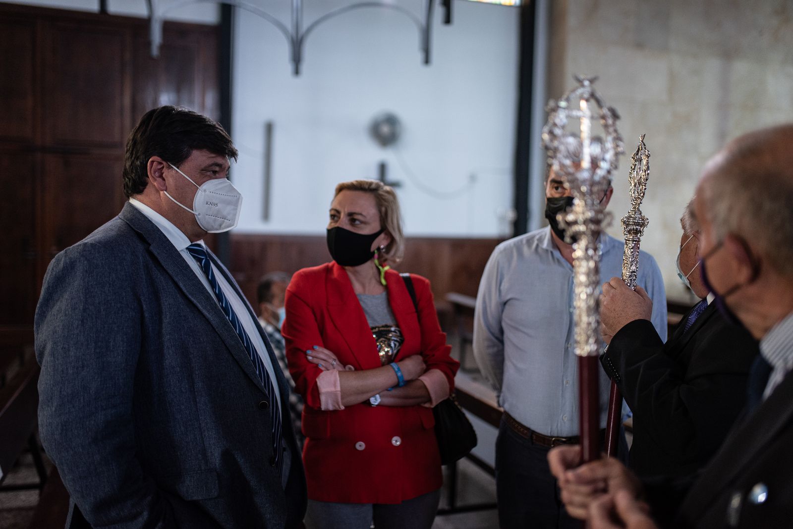 La procesión de la Virgen del Pilar por la Hispanidad en imágenes