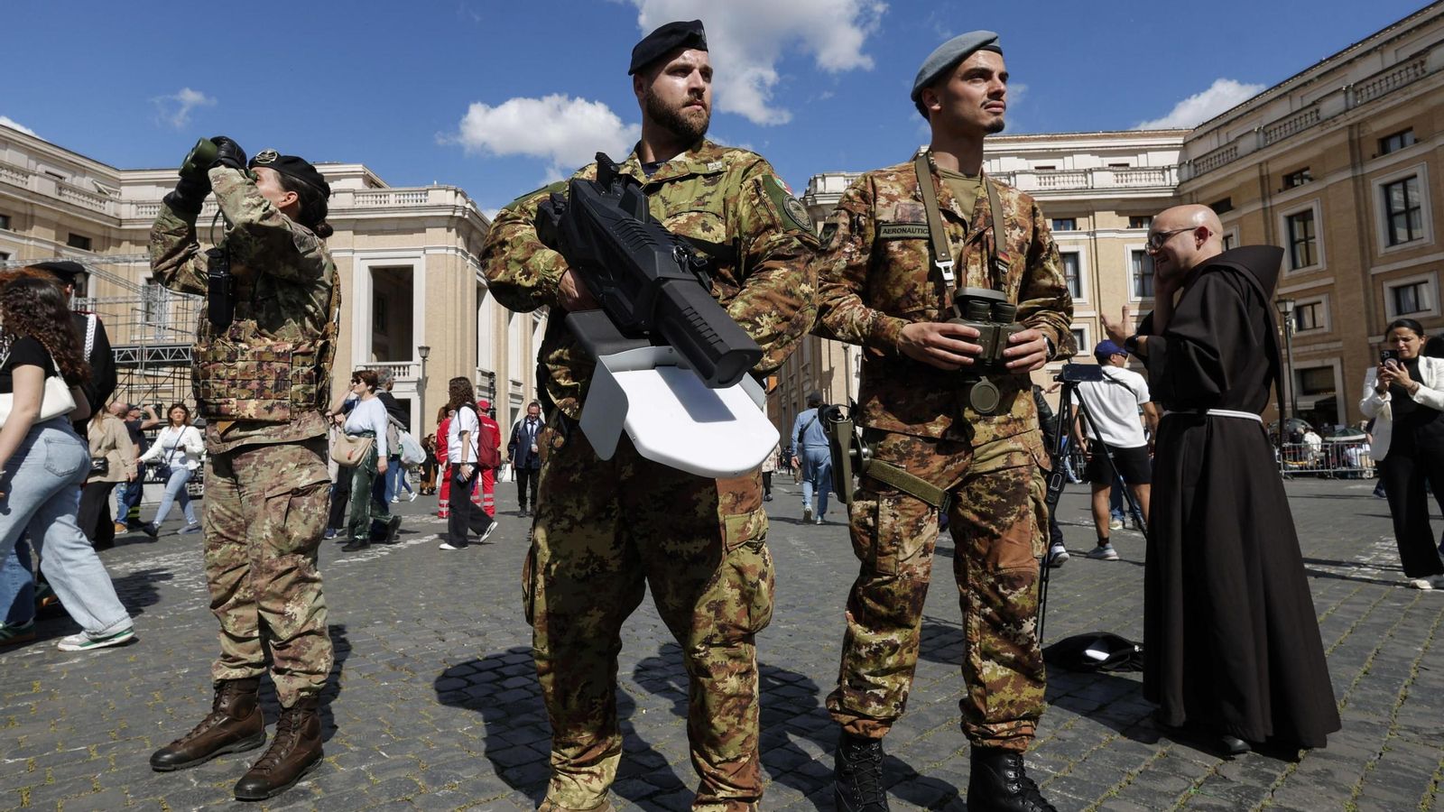 Medidas de seguridad en Roma.