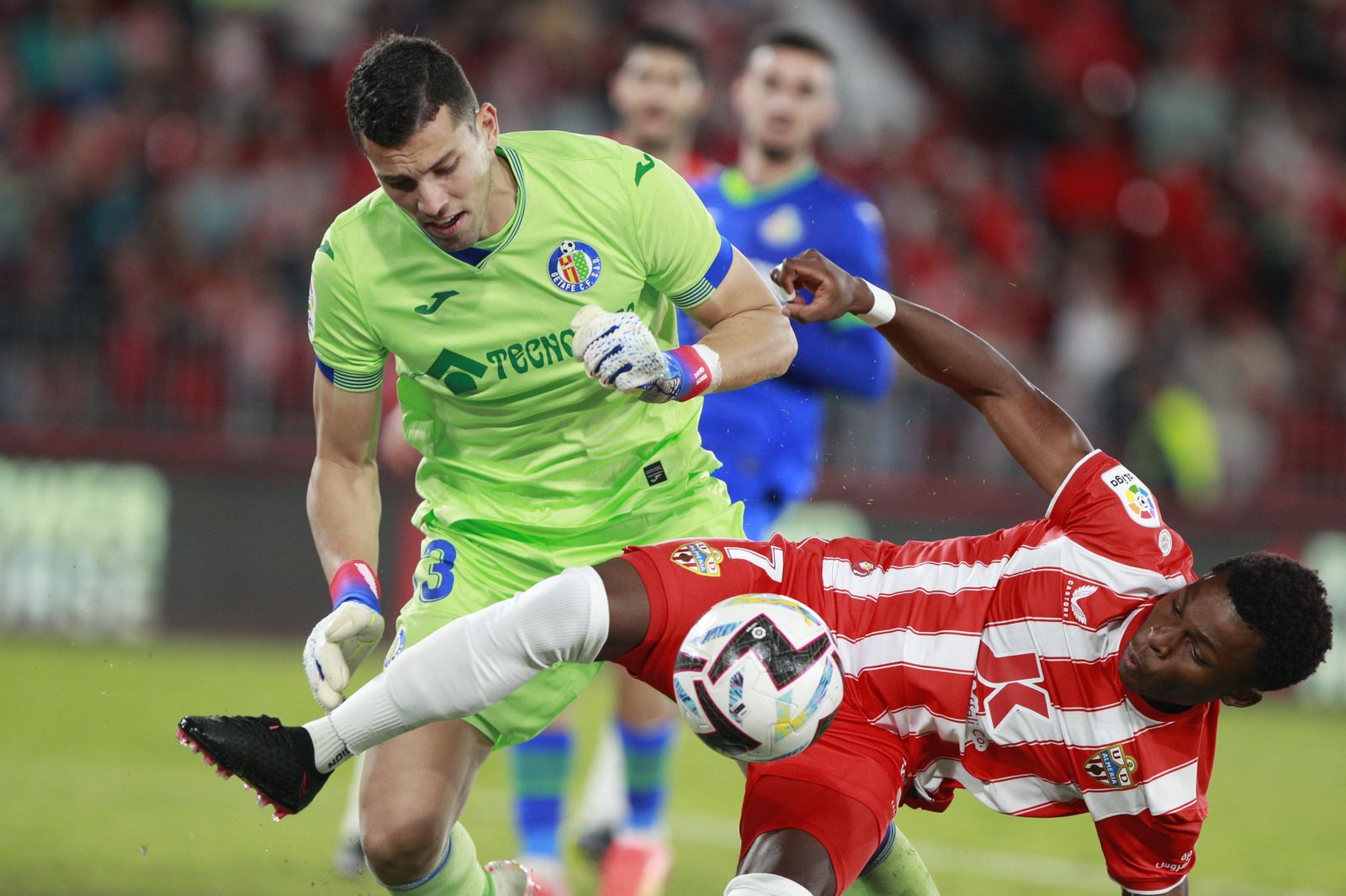 Imágenes del partido de fútbol U.D. Almería-Getafe C.F.