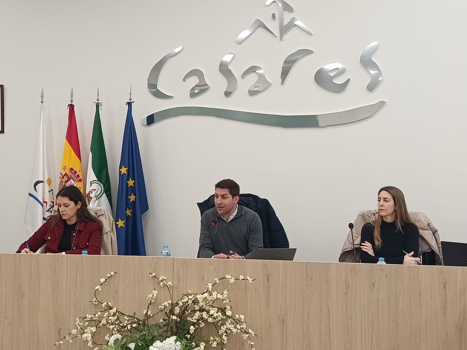 Un momento del Pleno celebrado este martes.