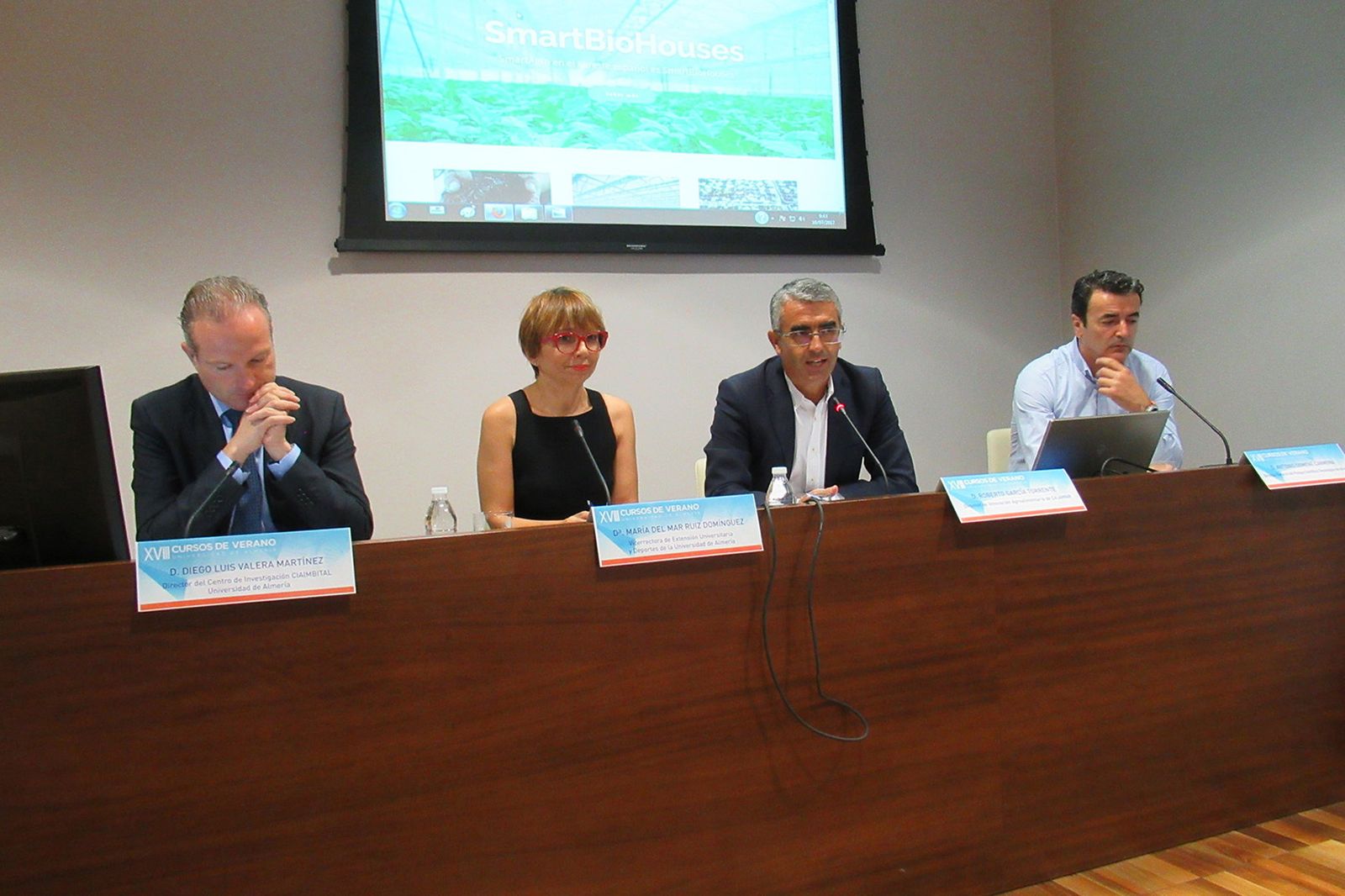 Diego Valera, María del Mar Ruiz, Roberto García y Antonio Domene.