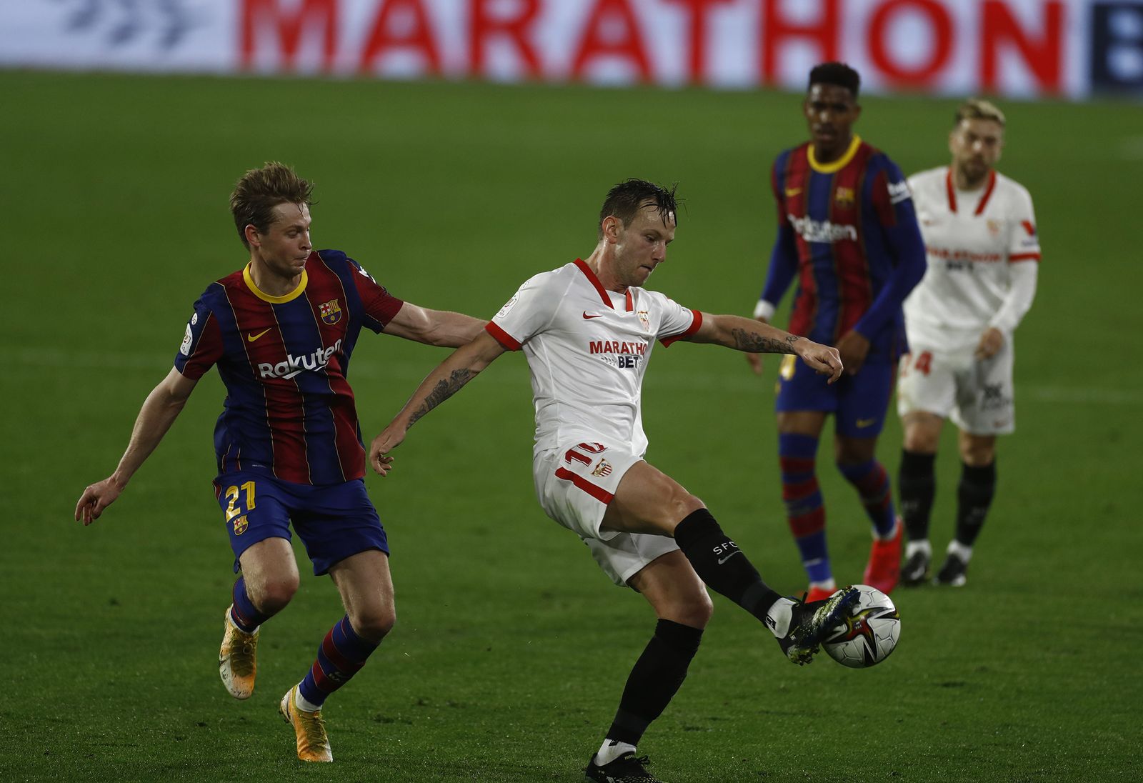 El Sevilla-Barcelona de Copa del Rey, en imágenes