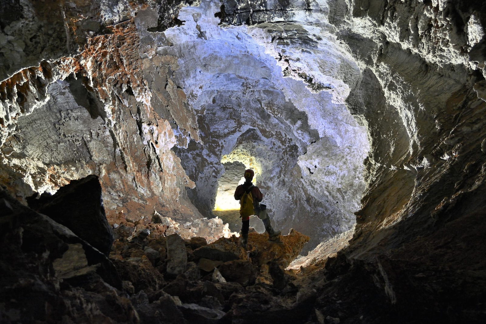 Una imagen del sistema subterráneo en la Sierra de las Nieves.