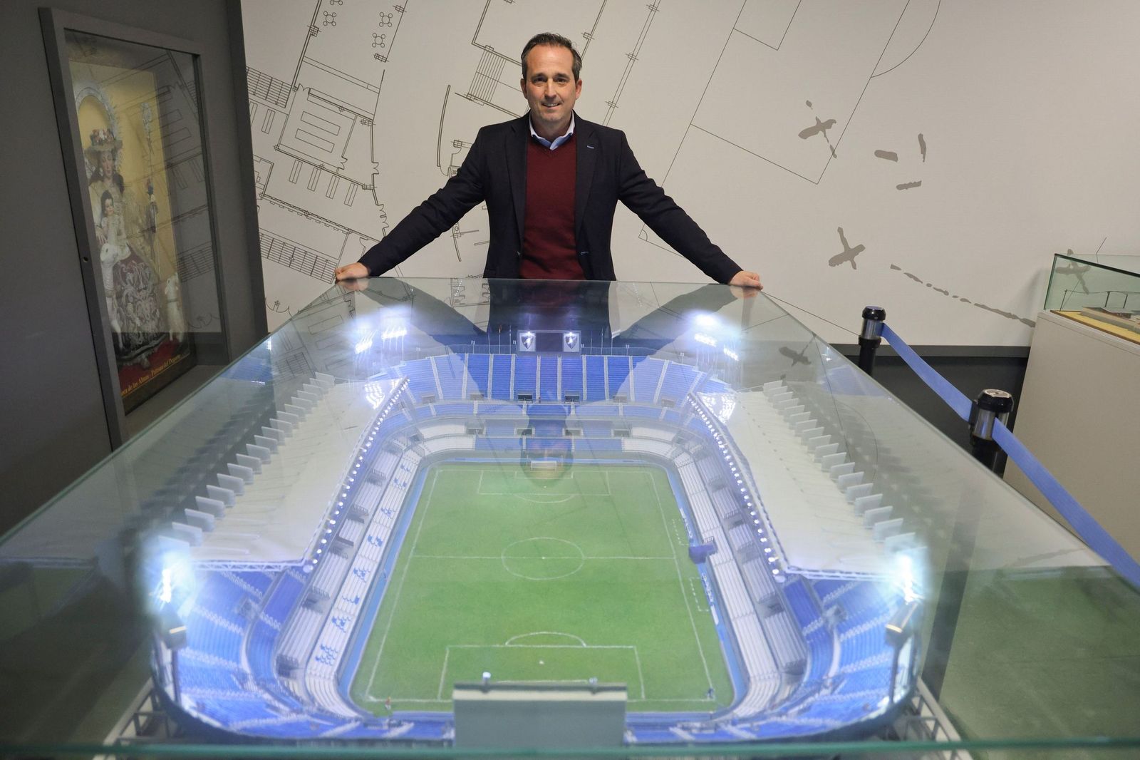 Las fotos de la entrevista con Kike Pérez, director general del Málaga CF