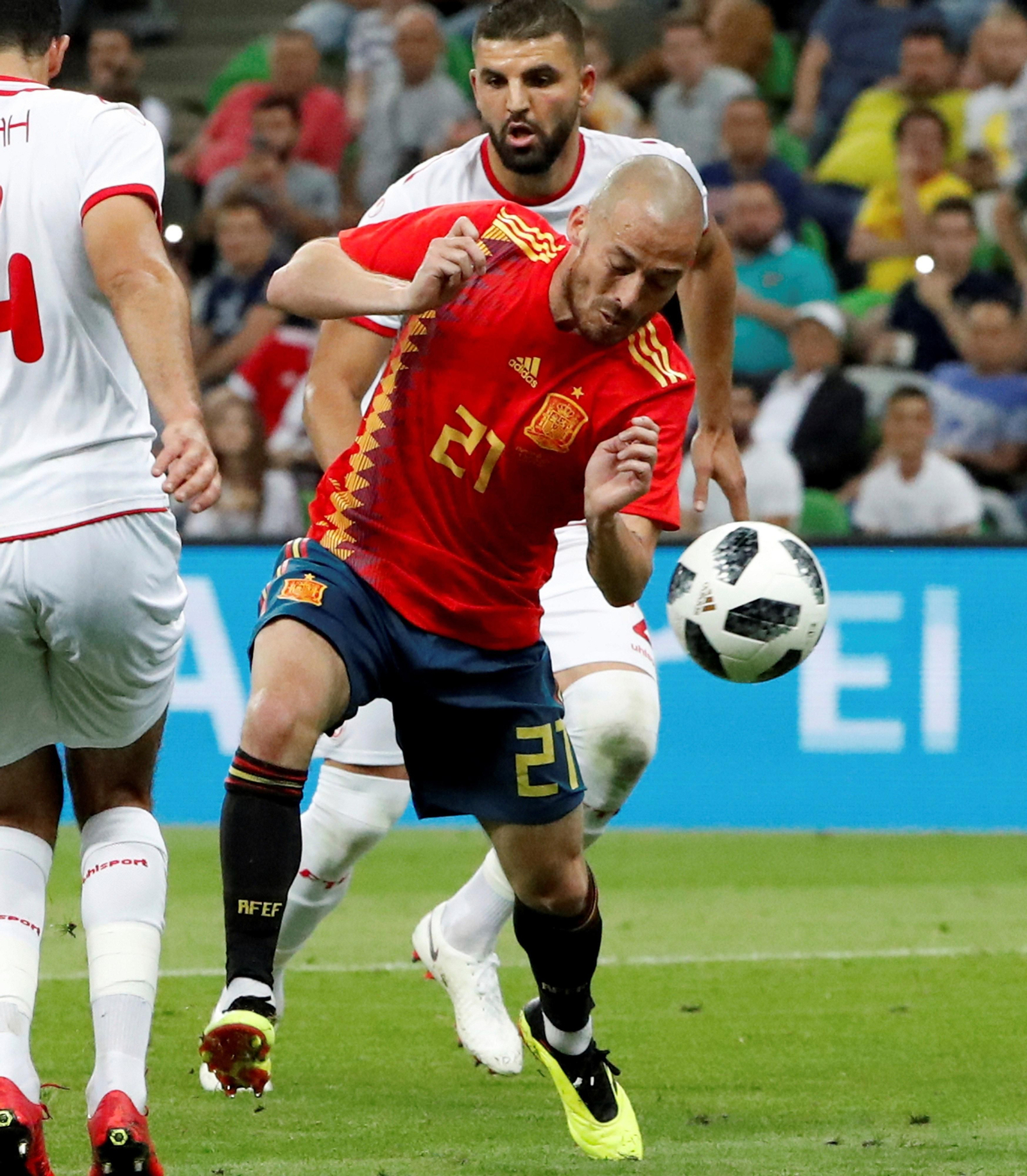 Las imágenes del España-Túnez