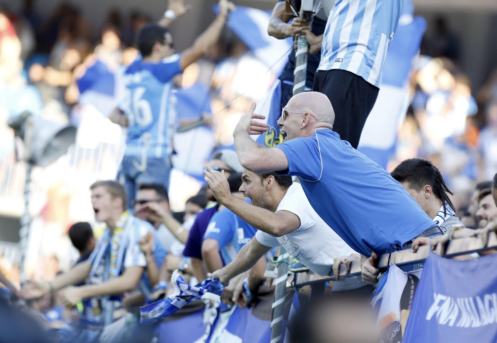las imágenes del Málaga-Athletic de Bilbao