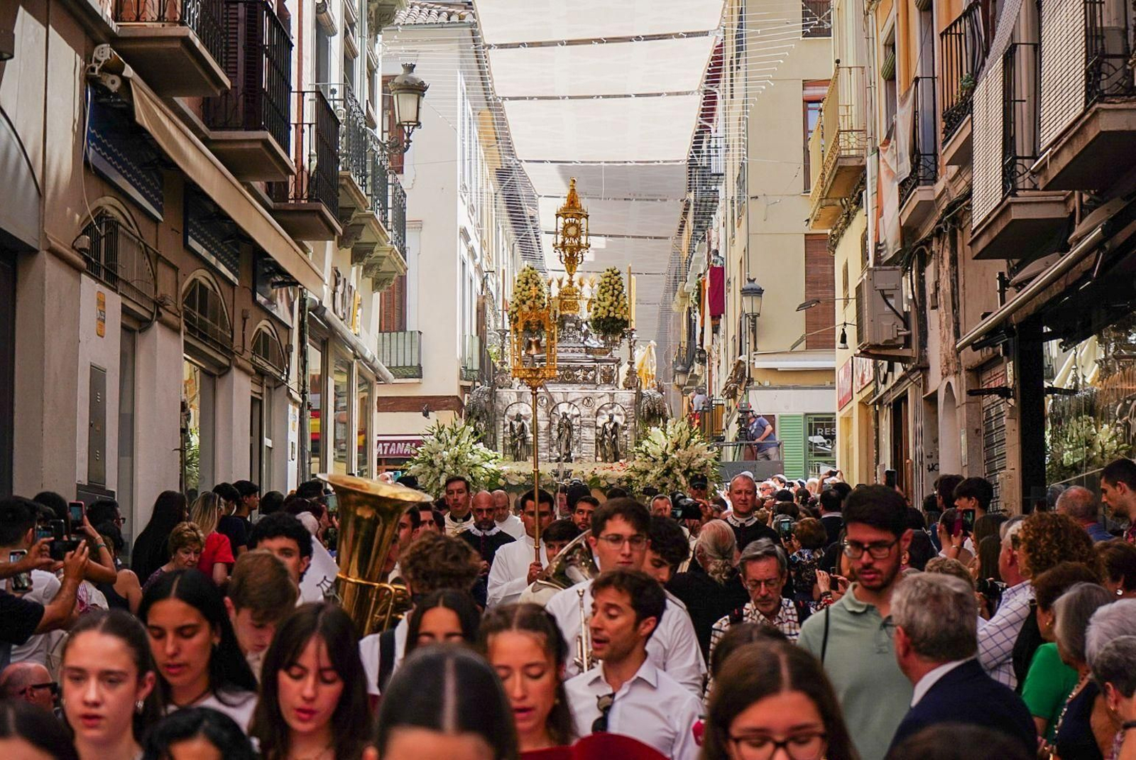 Las imágenes de la procesión del Corpus de Granada