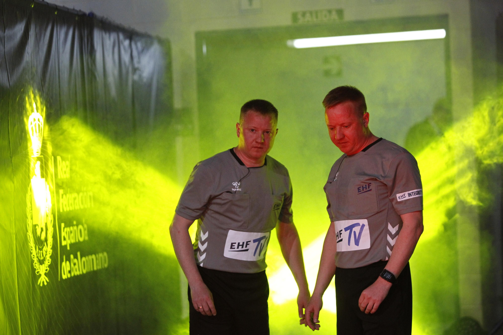 Imágenes del España-Dinamarca de la EHF Euro Cup de balonmano, en Almería
