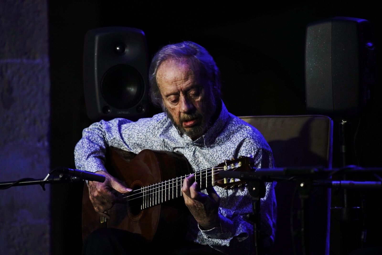 Serranito, durante el concierto realizado ayer en Los Apóstoles.