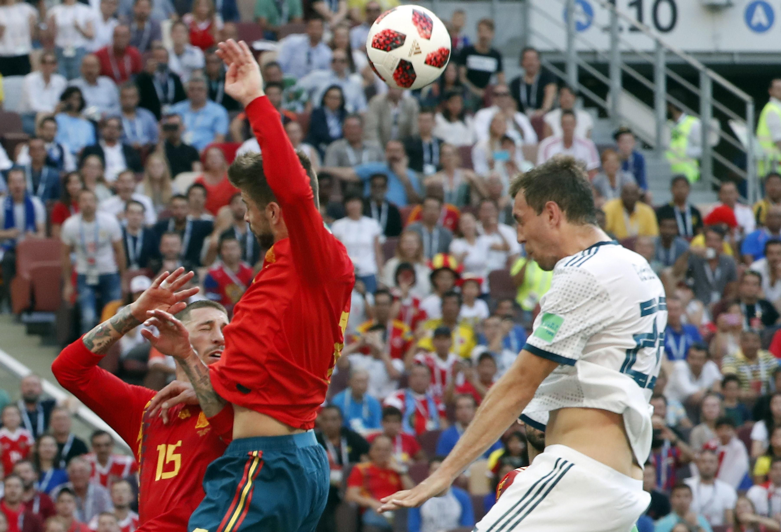 Las imágenes del España-Rusia