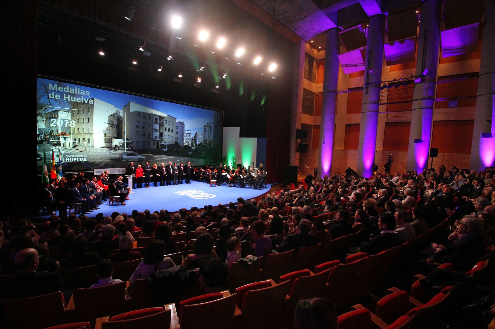 Imágenes de la entrega de las Medallas de Huelva 2018.