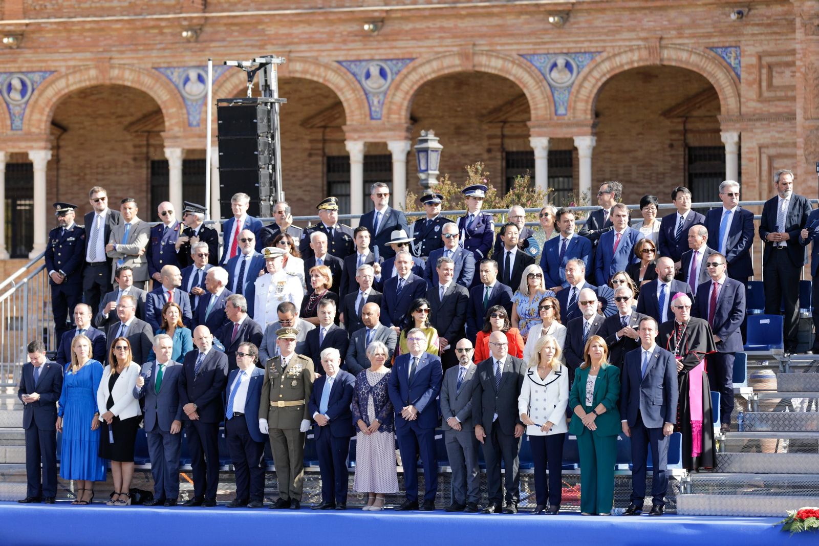 Plaza de España. Día de la Policía Nacional