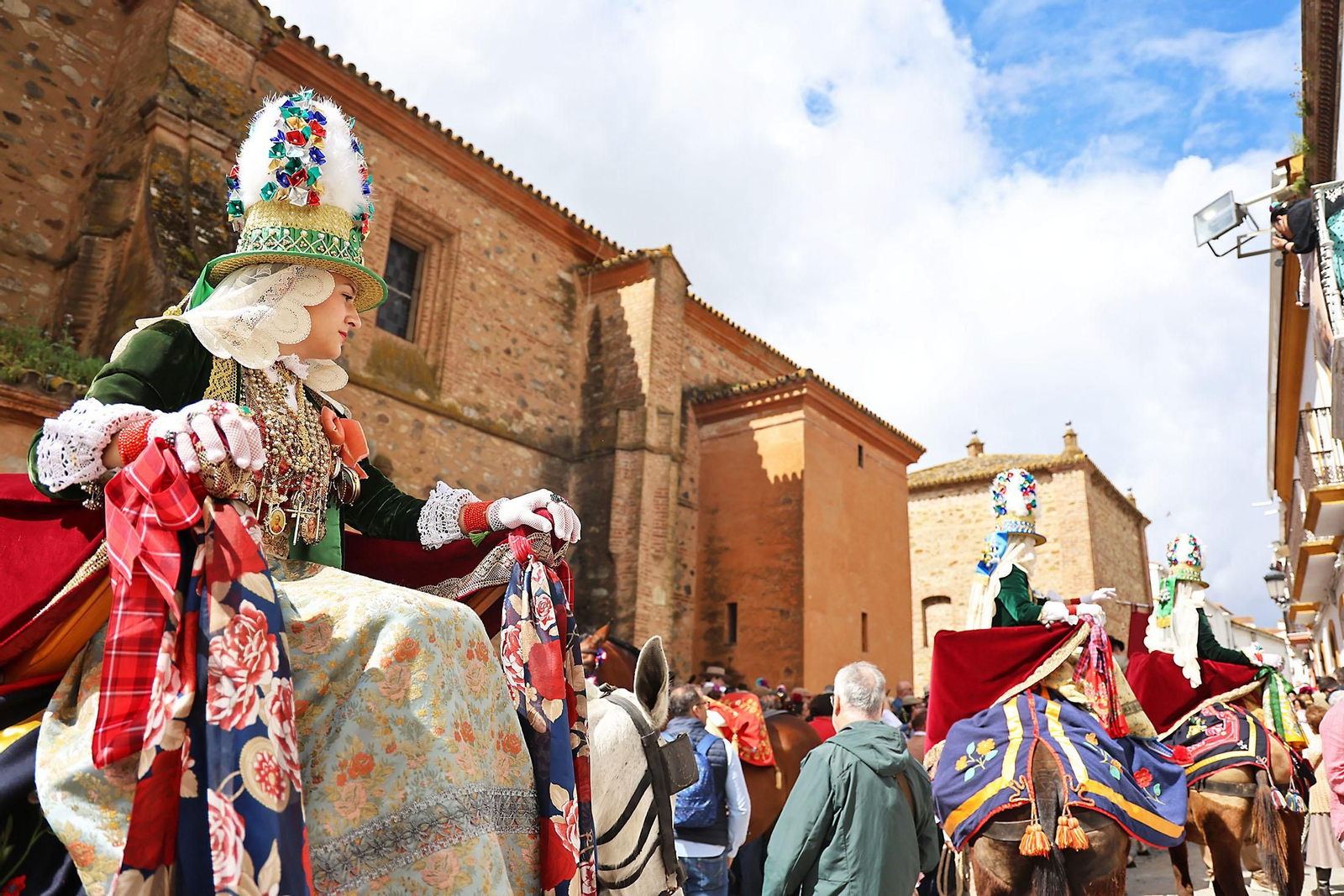 Las imágenes de la romería de San Benito Abad en el Cerro del Andévalo de Huelva
