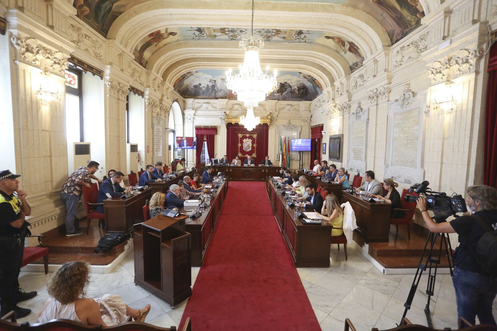 Las fotos del pleno de presupuesto de Málaga para 2019