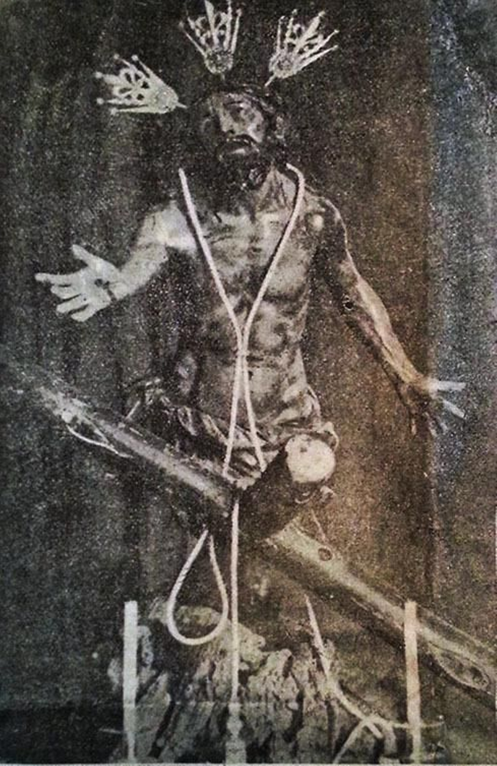 El Cristo del Perdón en la prensa en 1930.