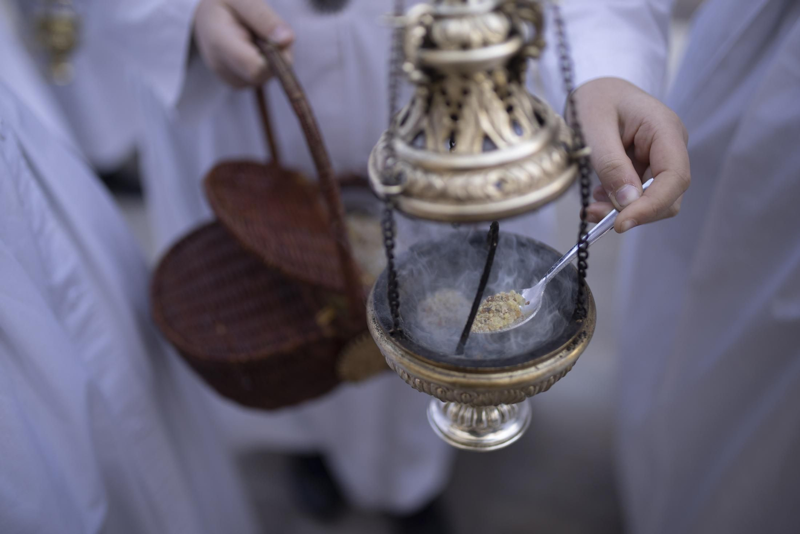 Miércoles Santo: Hermandad de la Santa Cruz de Huelva, en imágenes