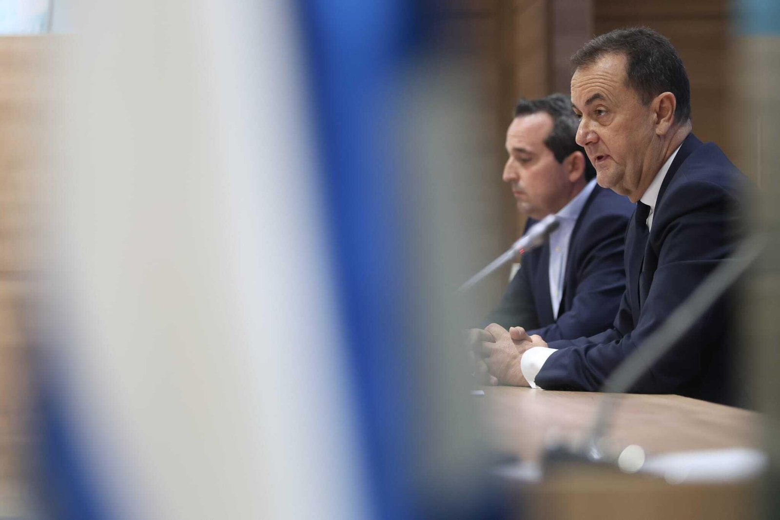 La rueda de prensa de José María Muñoz y Kike Pérez, en fotos