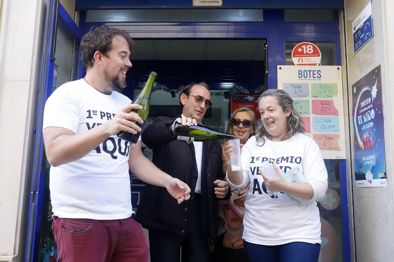 Las mejores imágenes del Gordo de la Lotería en Gibraleón