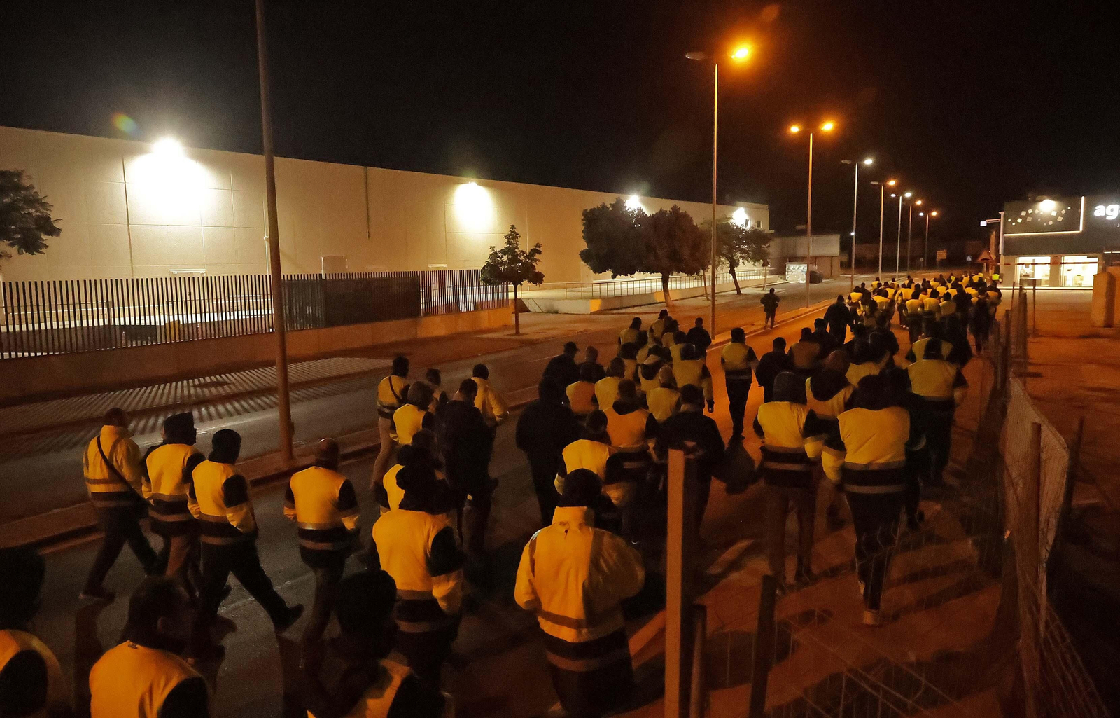 Imágenes de la segunda jornada de huelga en Acerinox