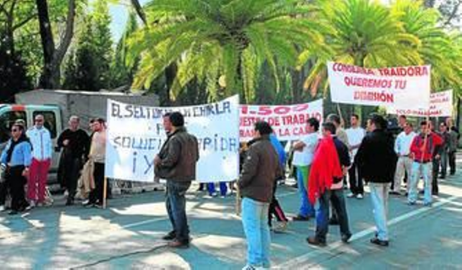 Pescadores y armadores onubenses convocaron varias manifestaciones en la capital.