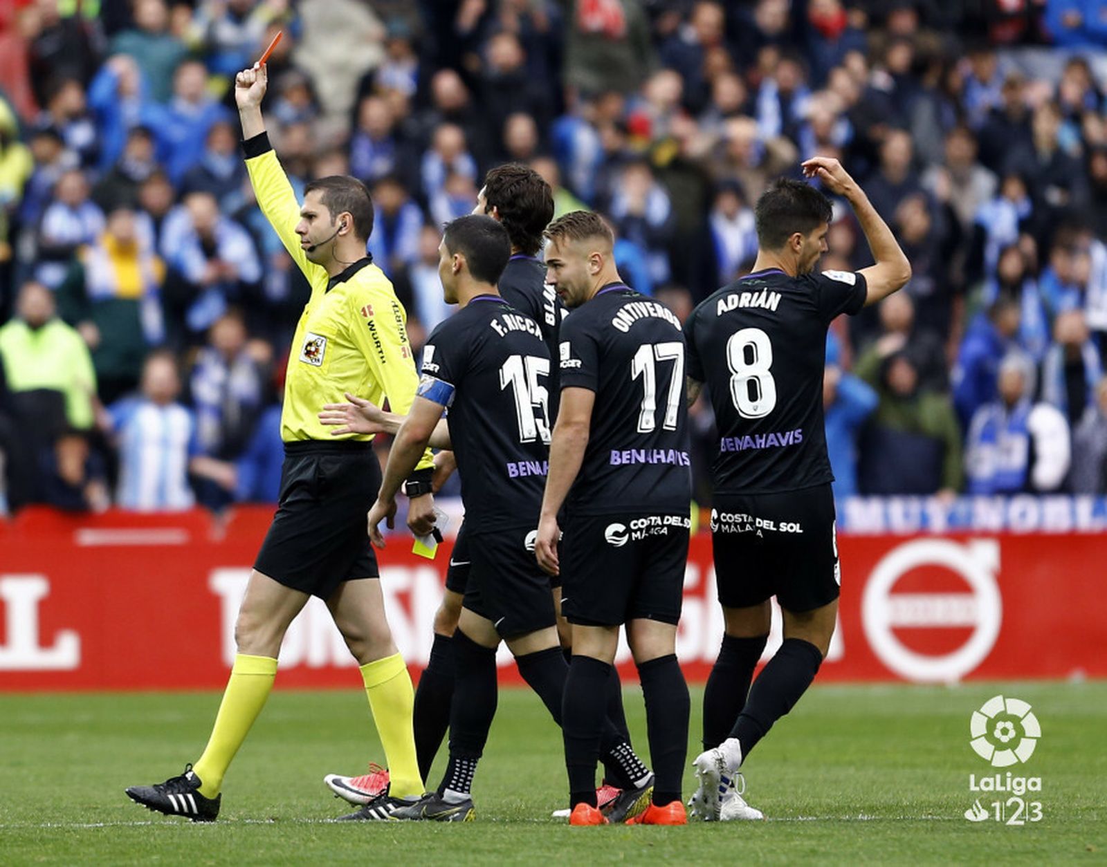 Ontiveros, durante el partido.