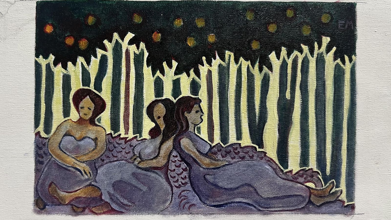 Una de las ninfas del jardín de las Hespérides.