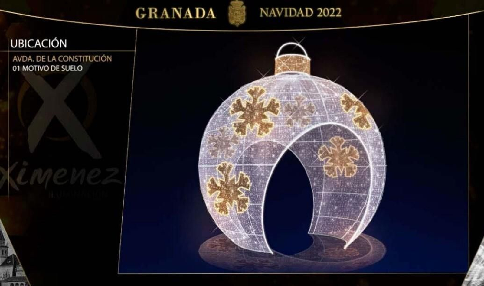 Estas son las luces de Navidad del Centro de Granada, calle por calle