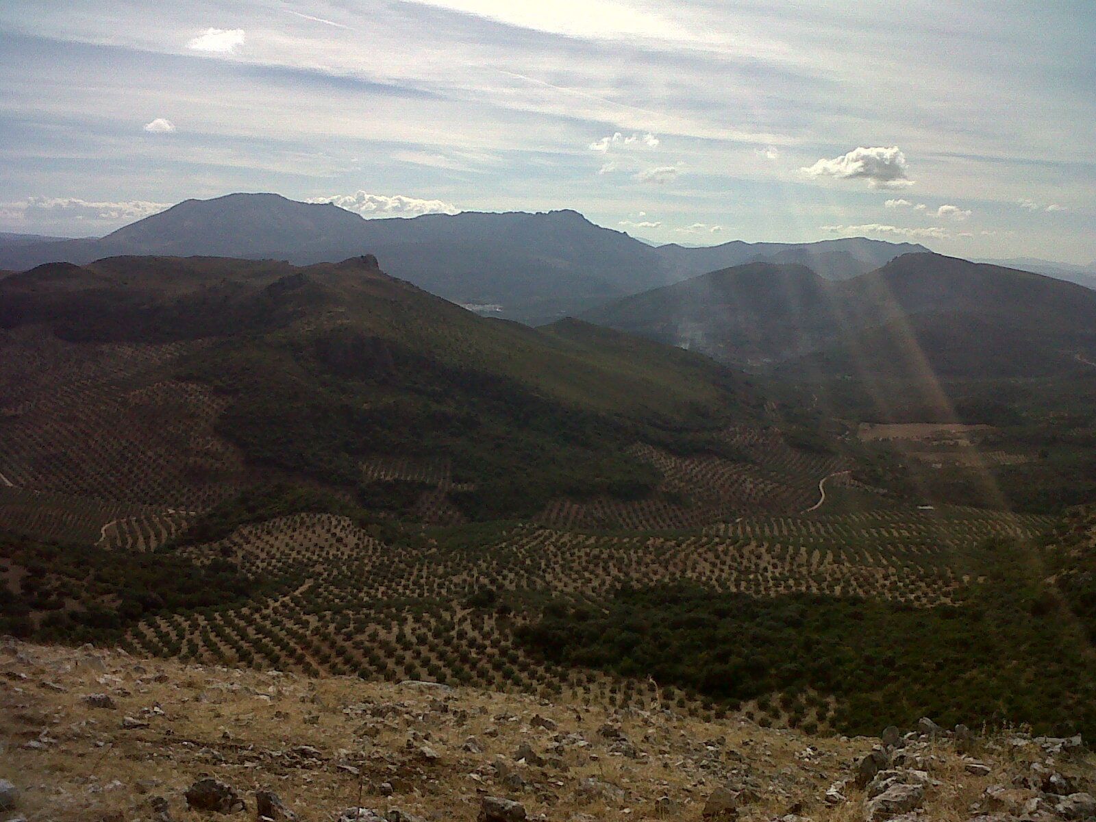 Vista de la Sierras Subbéticas en el entorno de Priego de Córdoba.