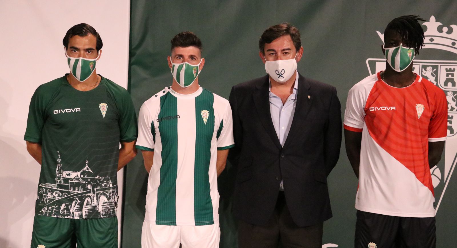 Los diseños que Givova preparó para el Córdoba CF en la temporada 2020-21.
