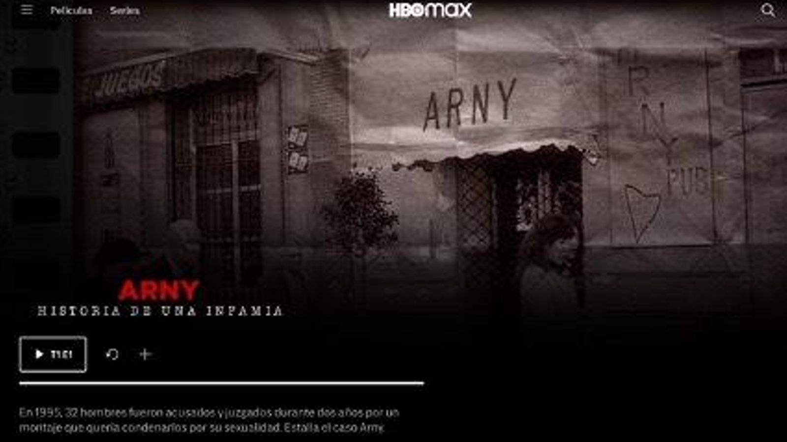 La docuserie del Arny en HBO Max.